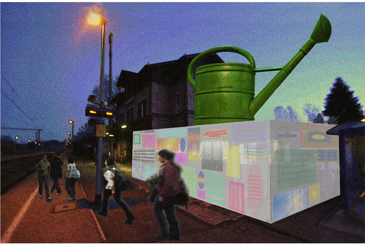 Bubbles & Drobs – ein Kunstprojekt im Austellwerk Huglfing